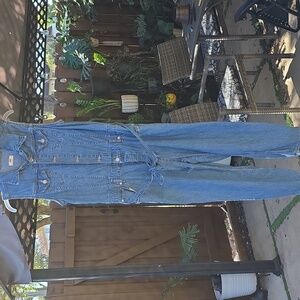 Levi's Denim Sleeveless Jumpsuit